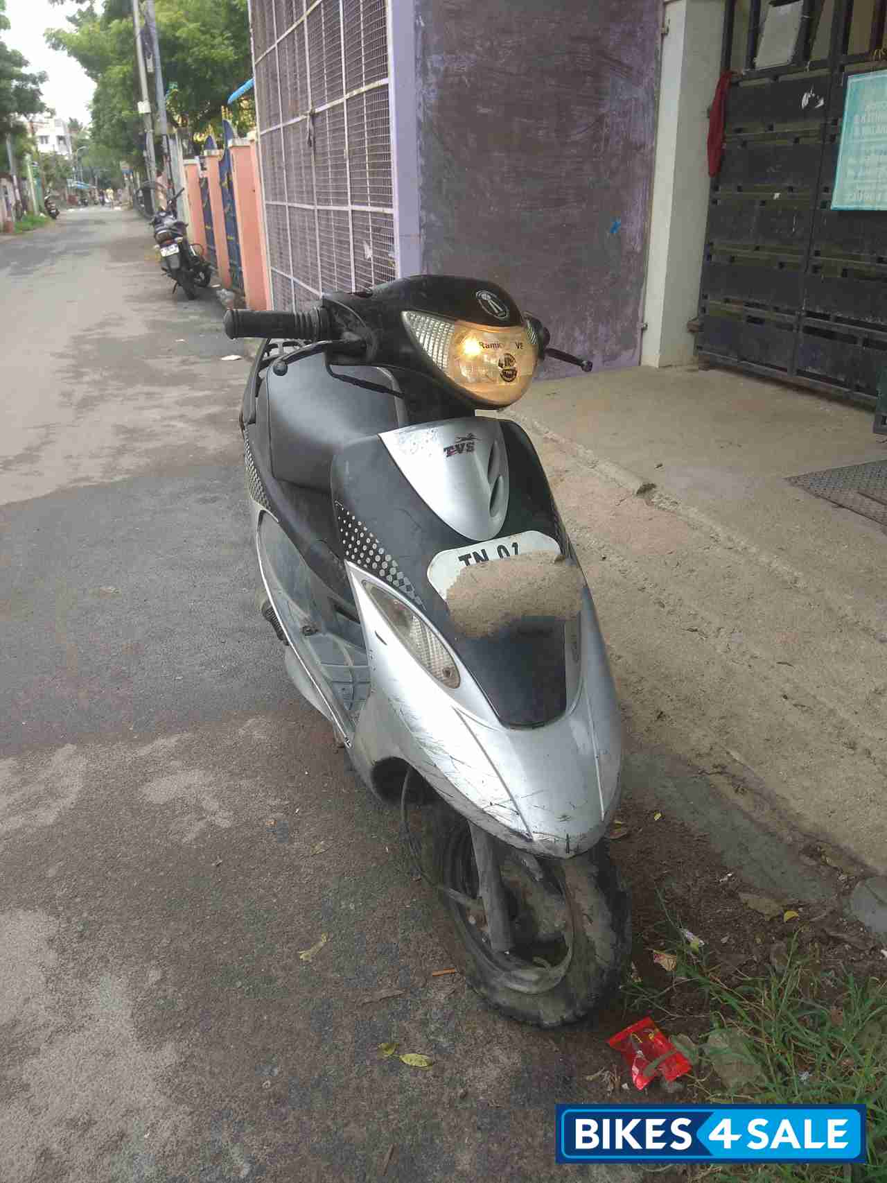 Black TVS Scooty Pep Plus