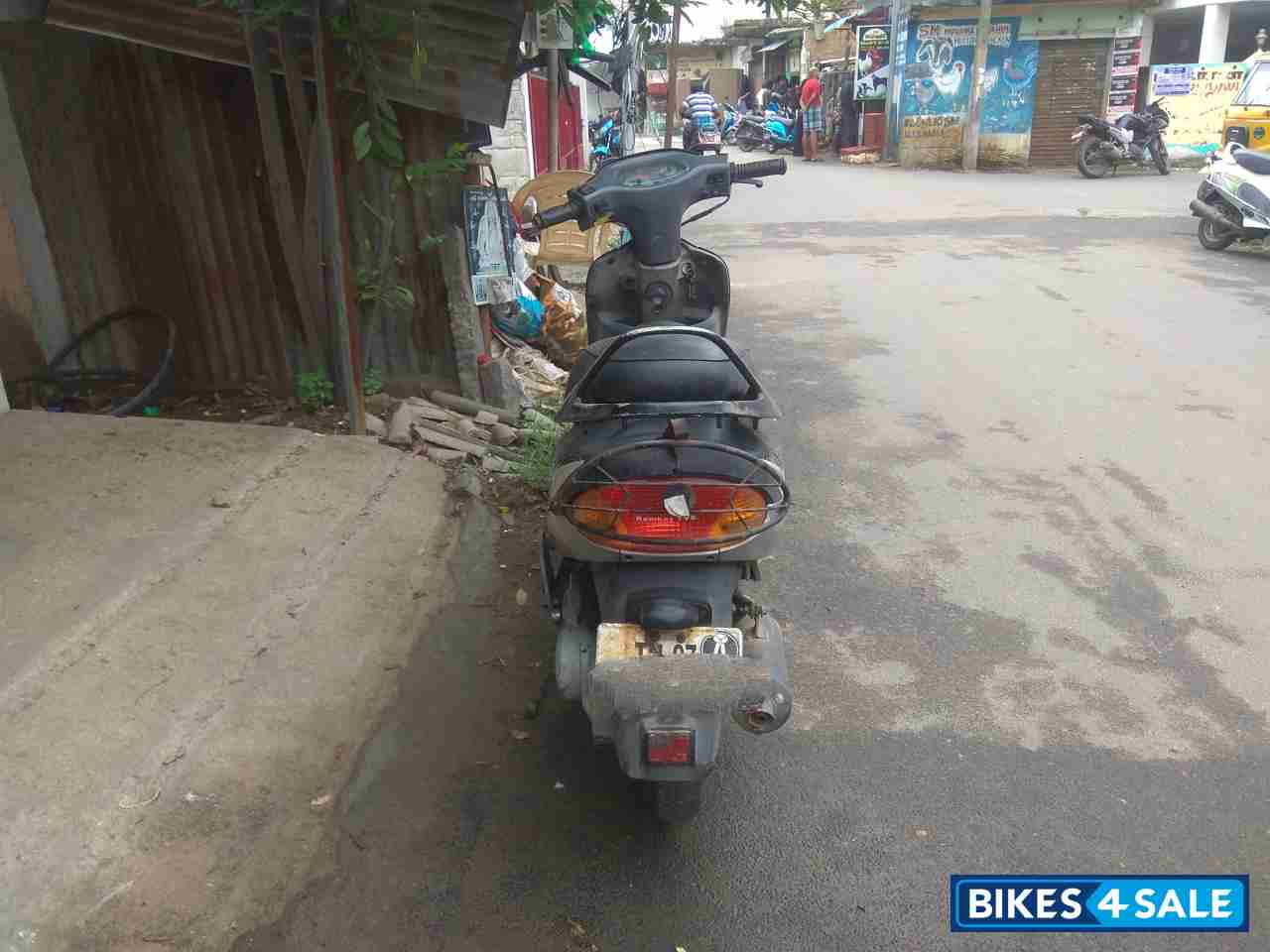Black TVS Scooty Pep Plus