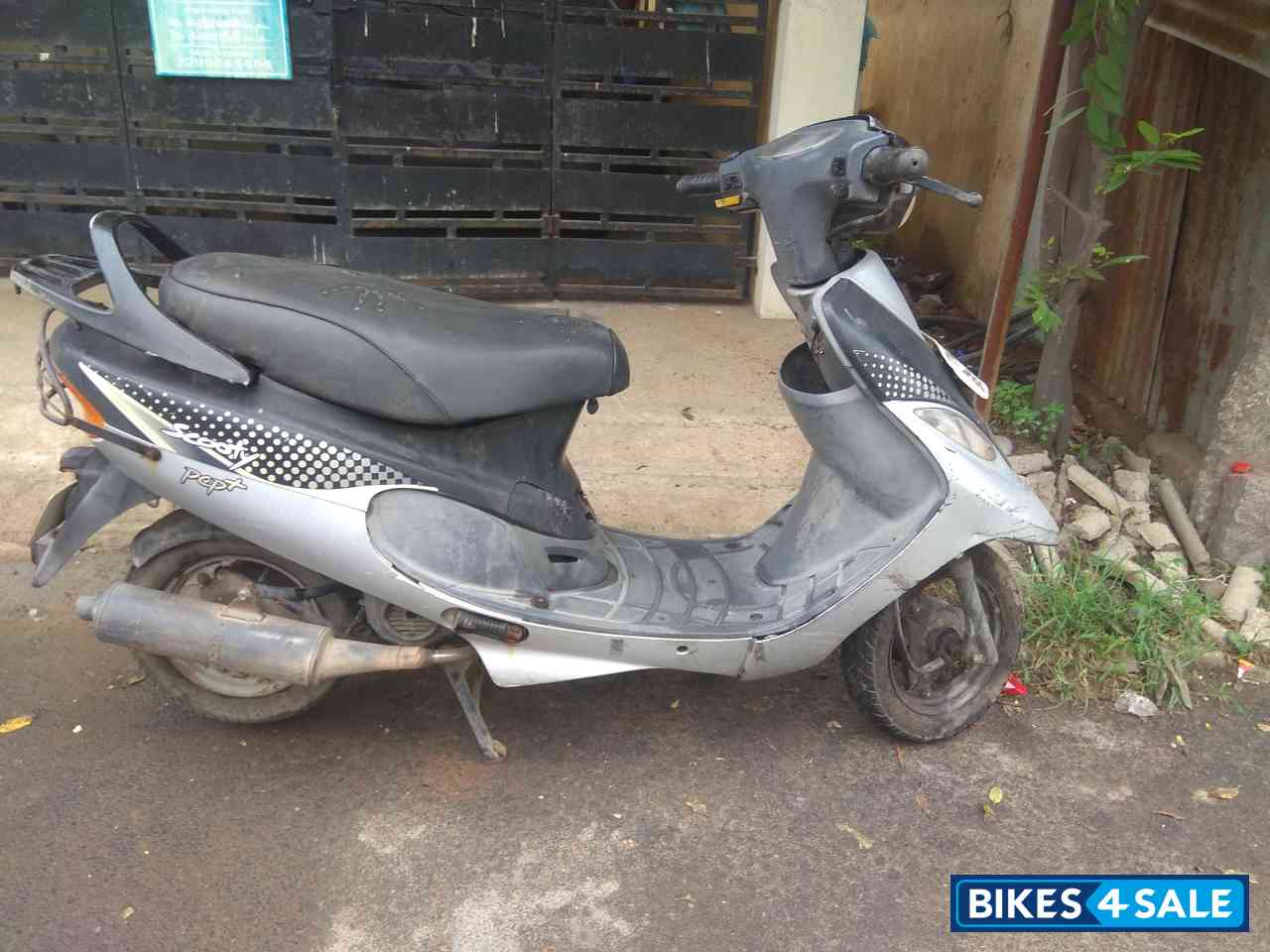 Black TVS Scooty Pep Plus