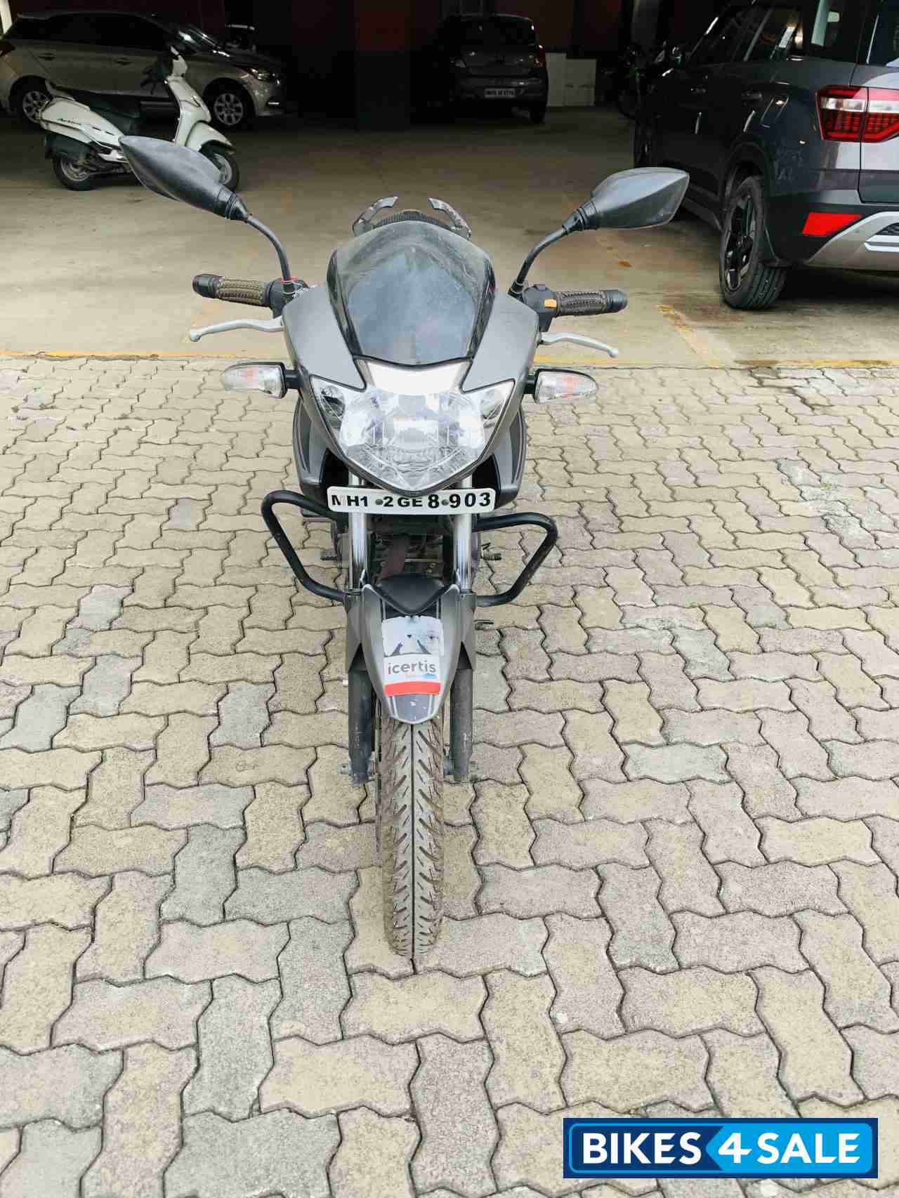 Grey TVS Apache RTR 160