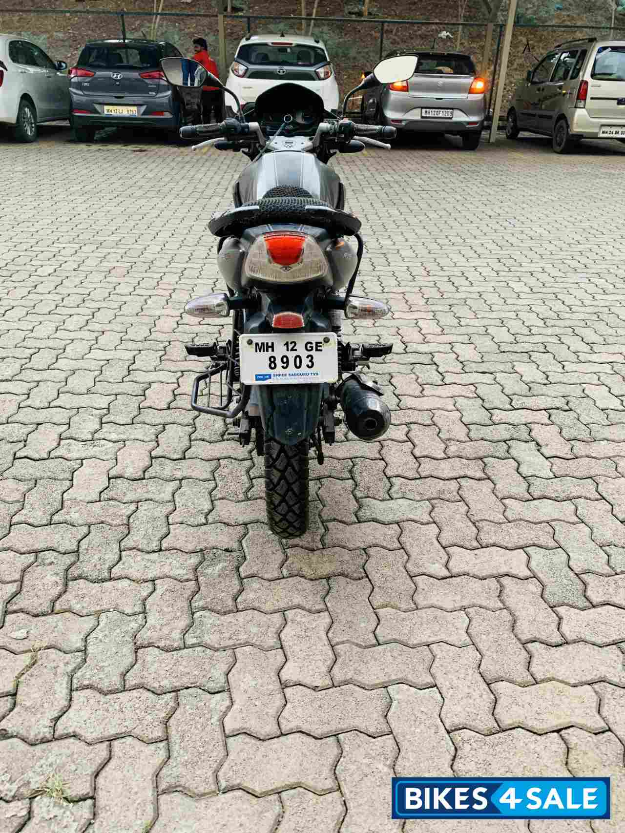 Grey TVS Apache RTR 160