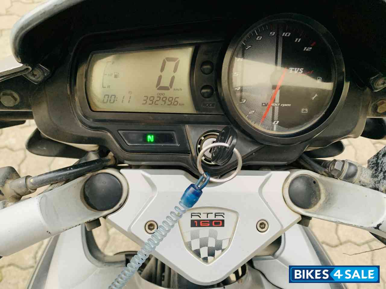 Grey TVS Apache RTR 160