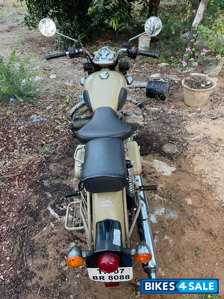 Brown Royal Enfield Classic Desert Storm