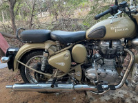 Brown Royal Enfield Classic Desert Storm