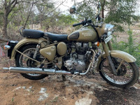 Brown Royal Enfield Classic Desert Storm