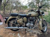 Brown Royal Enfield Classic Desert Storm