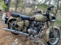 Brown Royal Enfield Classic Desert Storm