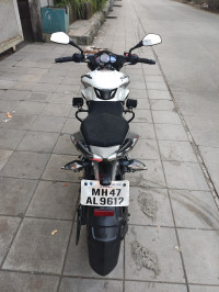 White & Gray Bajaj Pulsar 200 NS ABS