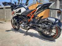 White KTM Duke 250