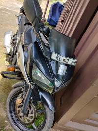 Black And Silver Yamaha Fazer