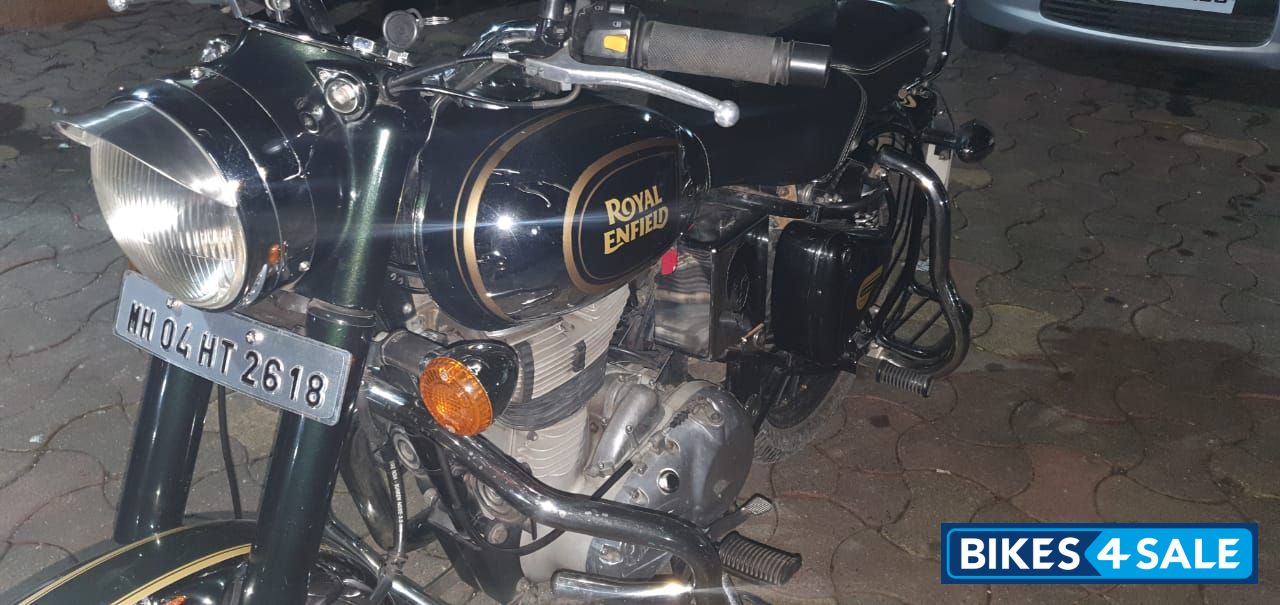 Classic Crome Green Royal Enfield Bullet 500