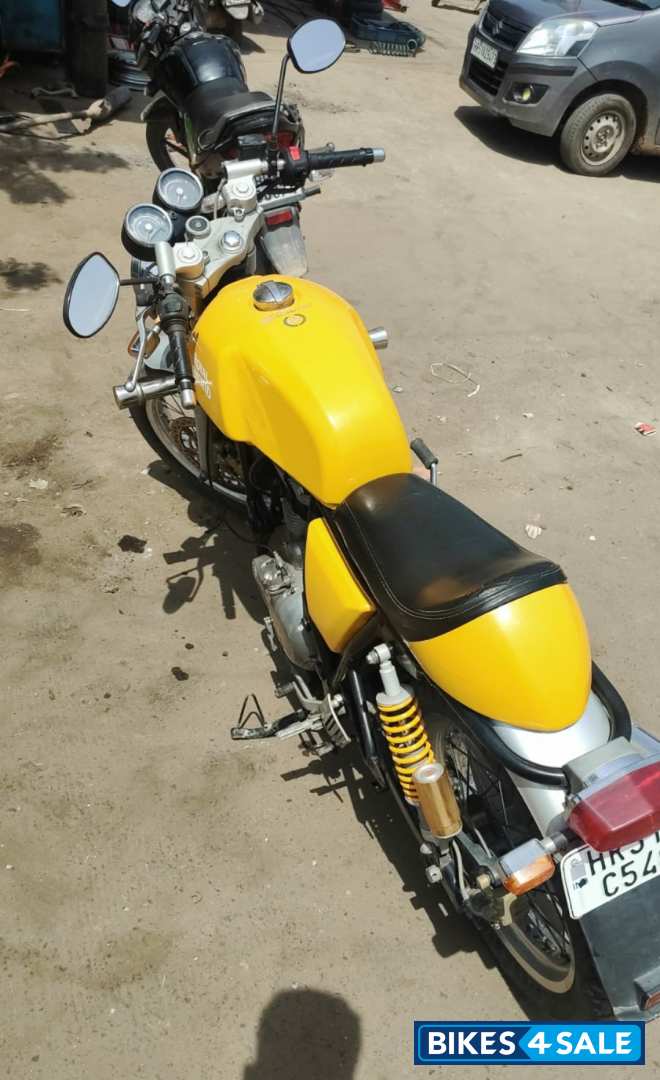 Yellow Royal Enfield Continental GT 535