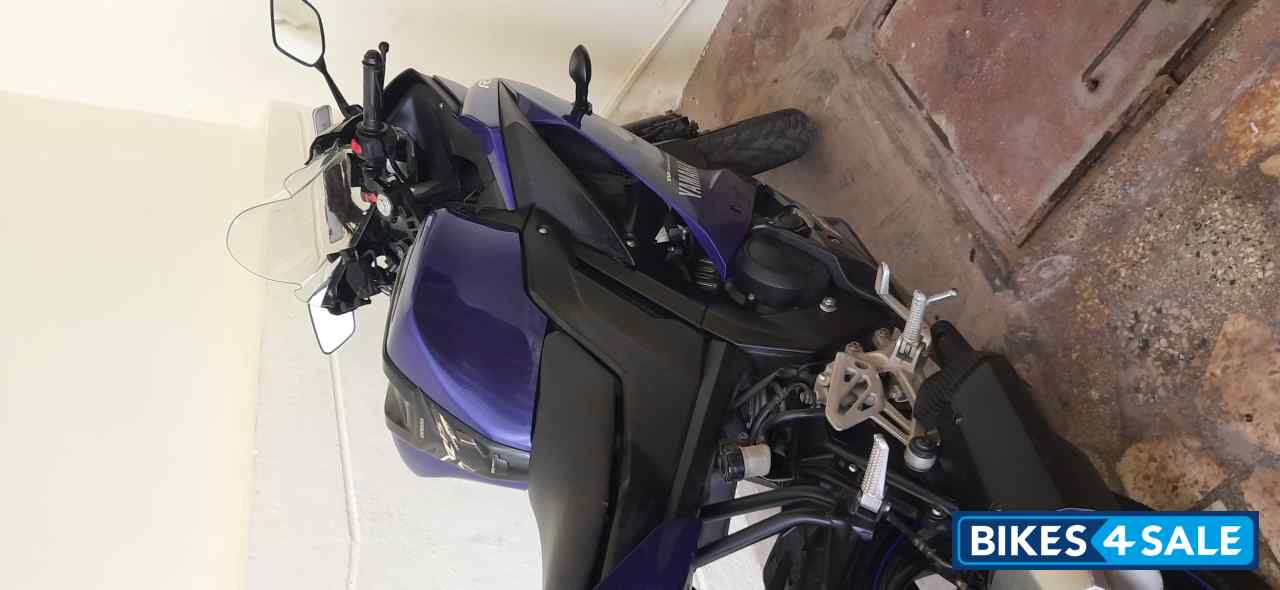 Blue Yamaha YZF R15 V3
