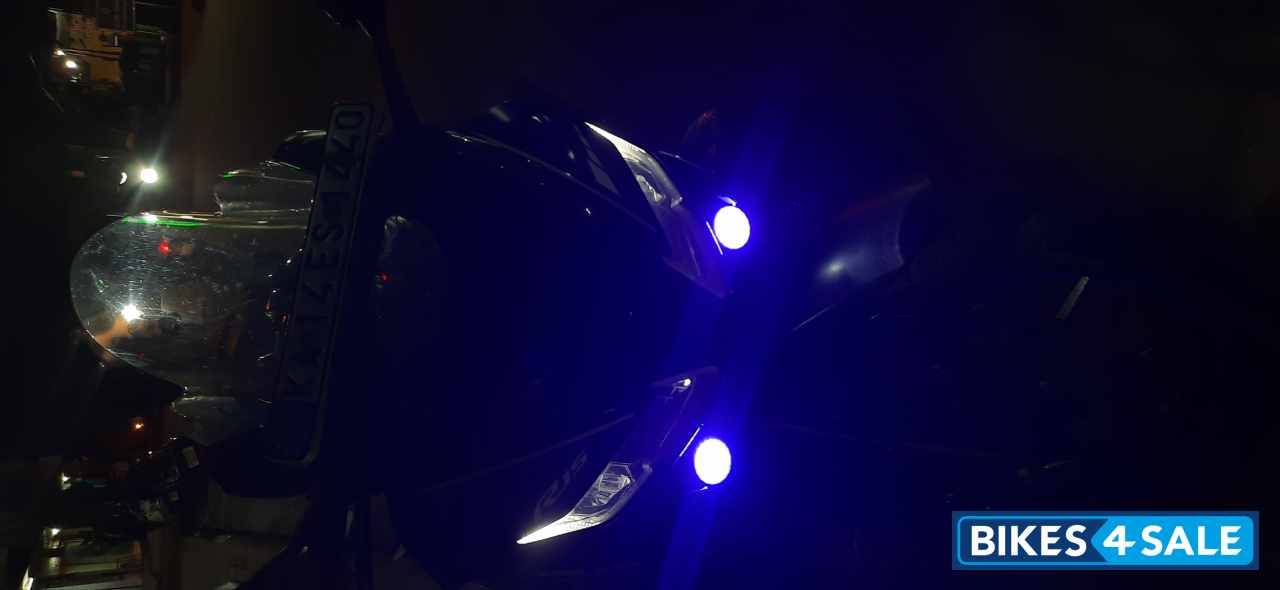 Blue Yamaha YZF R15 V3