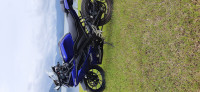 Blue Yamaha YZF R15 V3