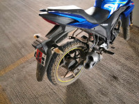 Metallic Blue Suzuki Gixxer 150