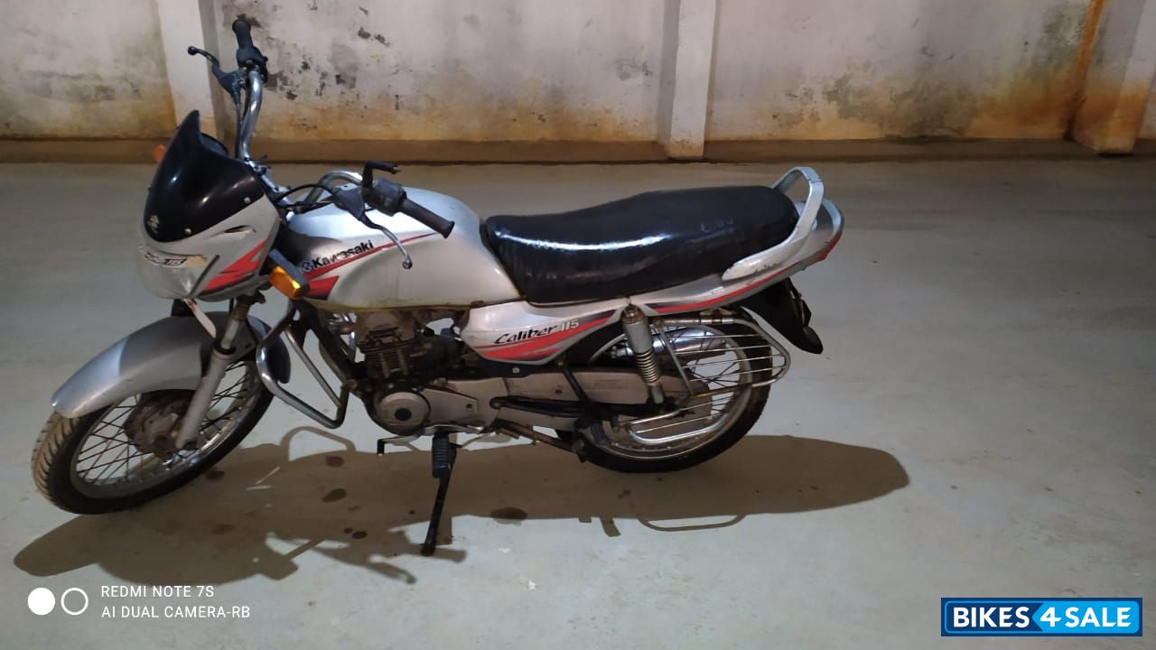 Silver Bajaj Caliber 115