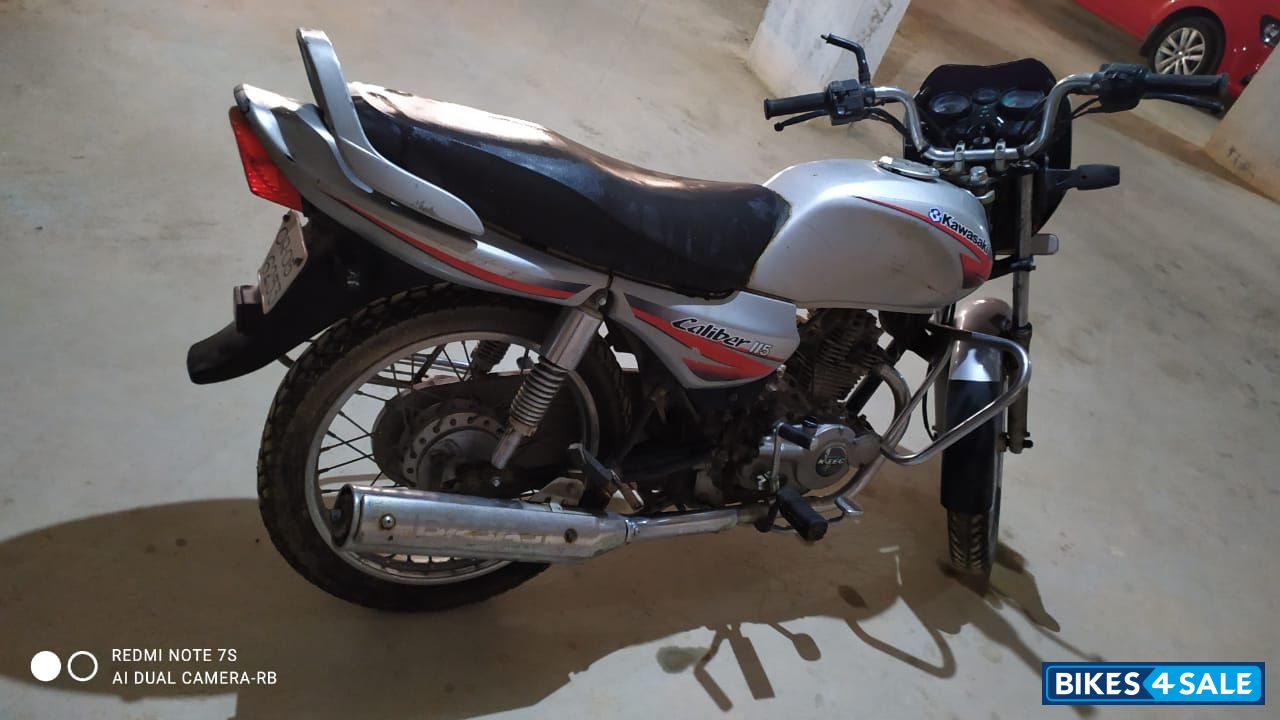 Silver Bajaj Caliber 115