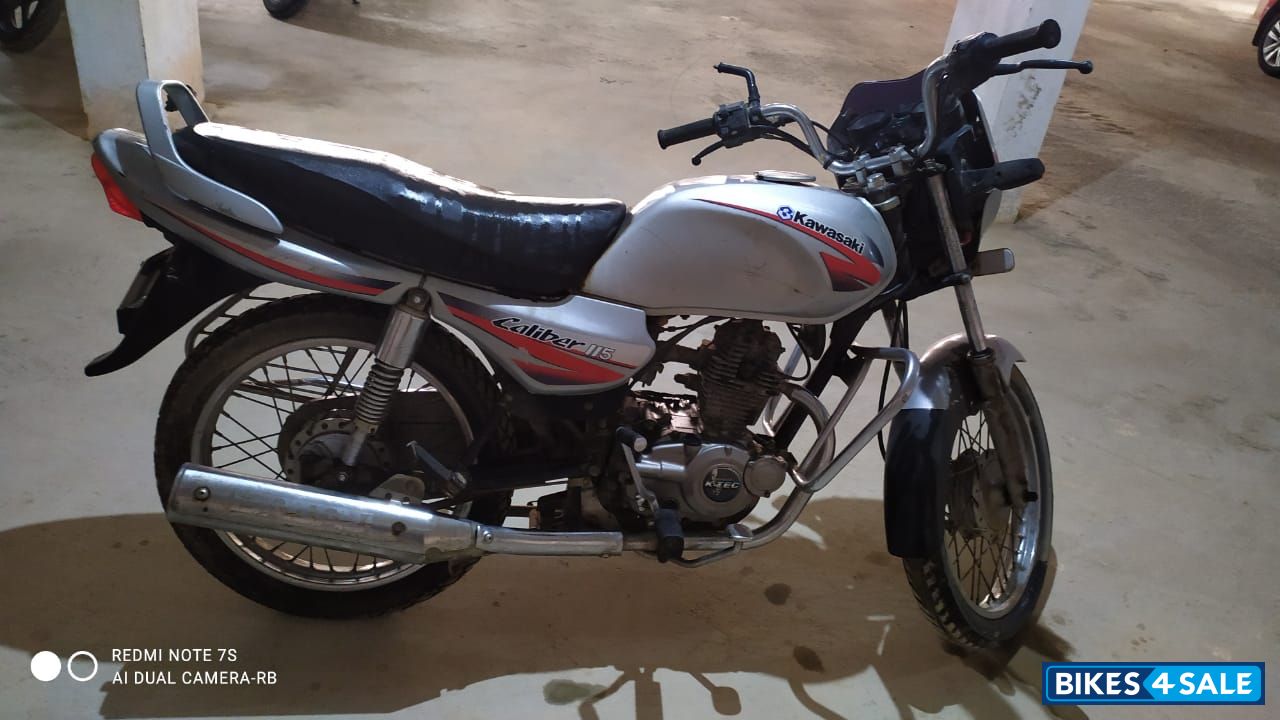 Silver Bajaj Caliber 115
