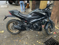 Rock Matte Black Bajaj Dominar 400 Disc