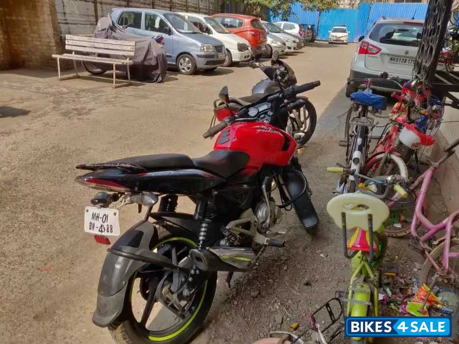 Red Bajaj Pulsar 135LS