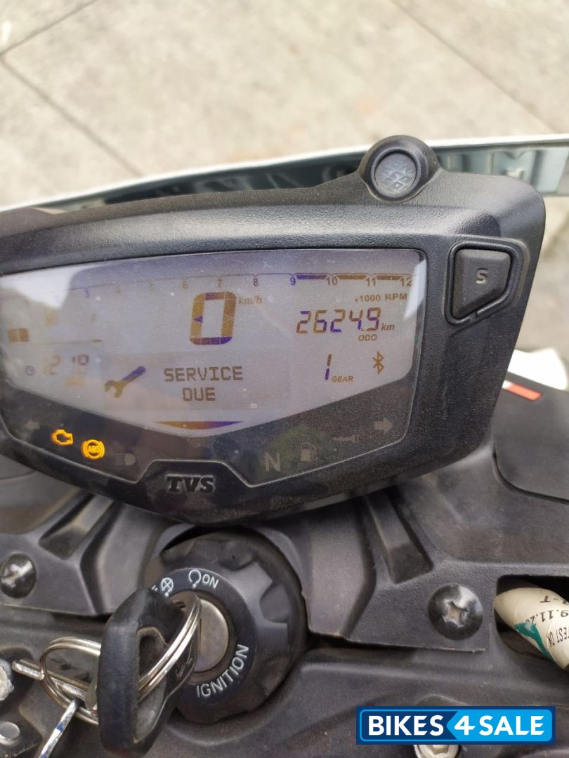 Black & Red TVS Apache RTR 200 4V ABS Race Edition 2.0