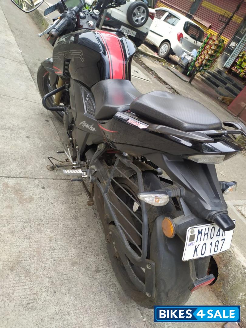 Black & Red TVS Apache RTR 200 4V ABS Race Edition 2.0