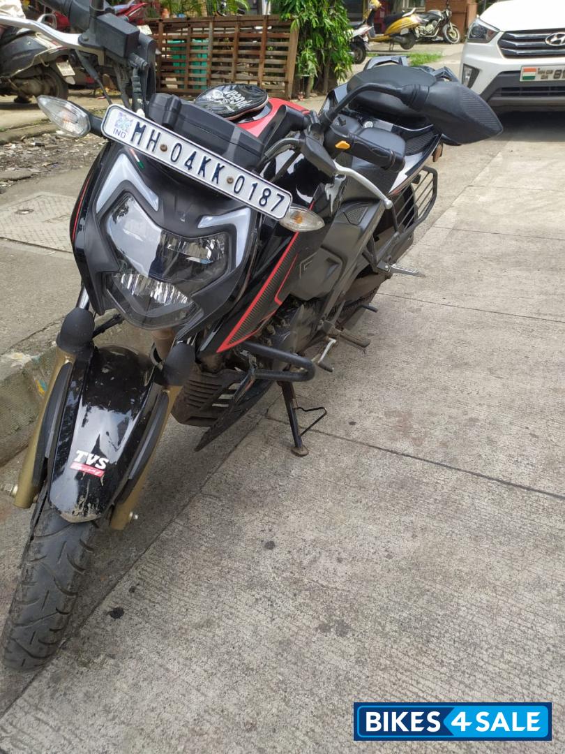 Black & Red TVS Apache RTR 200 4V ABS Race Edition 2.0