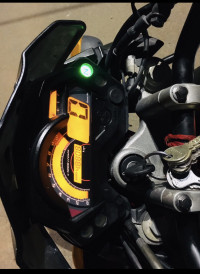 Black And Orange Yamaha FZ-S