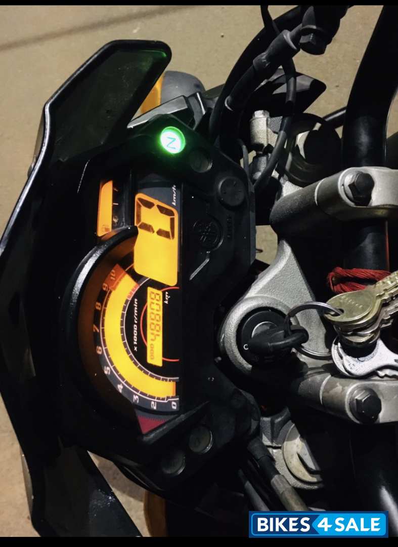 Black And Orange Yamaha FZ-S