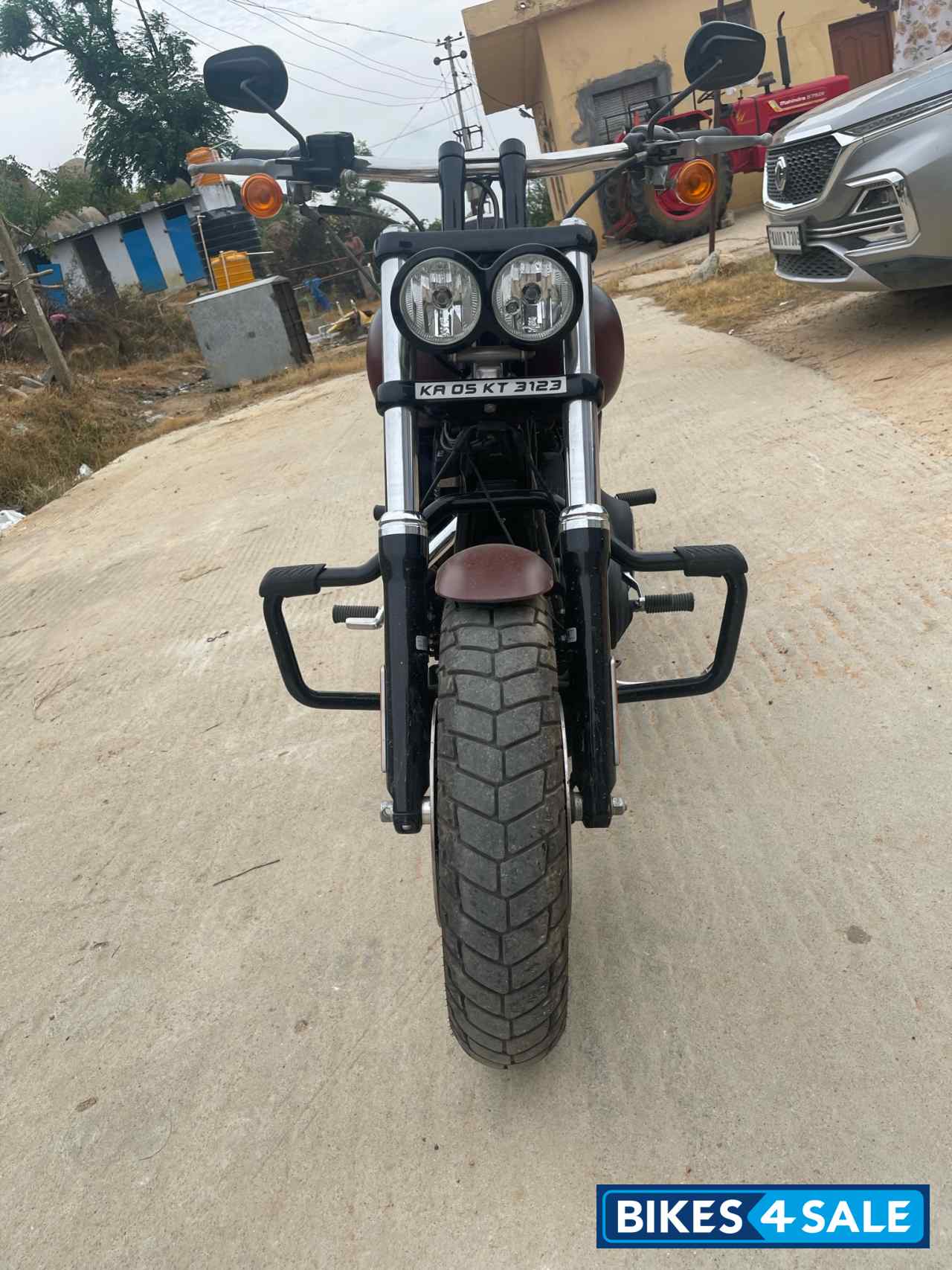 Brown Harley Davidson Fat Bob