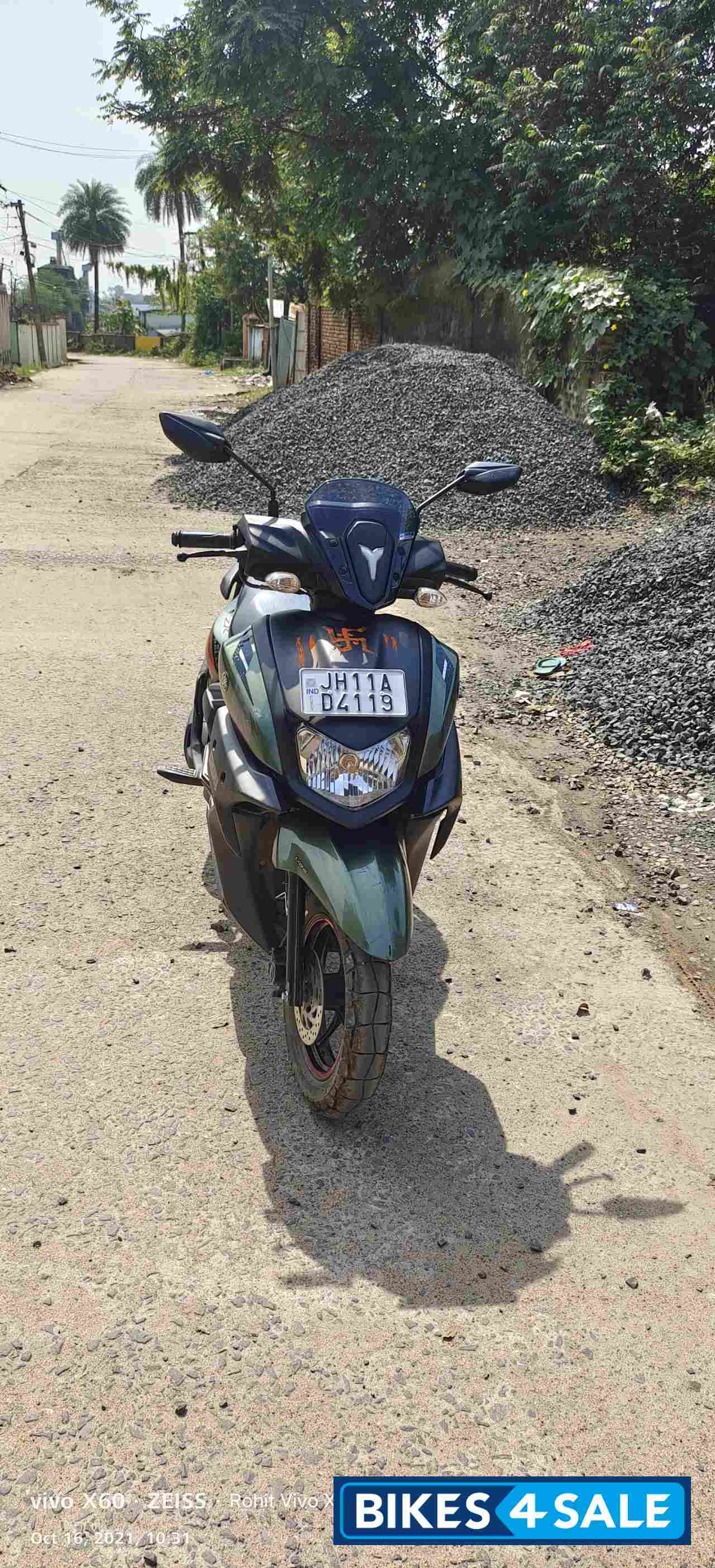 Military Green Yamaha Cygnus RayZR Street Rally 125 Fi BS6