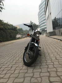 Silver Royal Enfield Bullet Electra