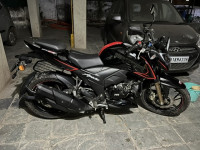 Black With Red Graphics TVS Apache RTR 200 4V ABS