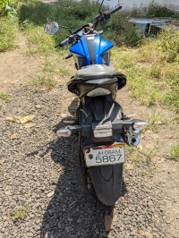 Blue Suzuki Gixxer ABS
