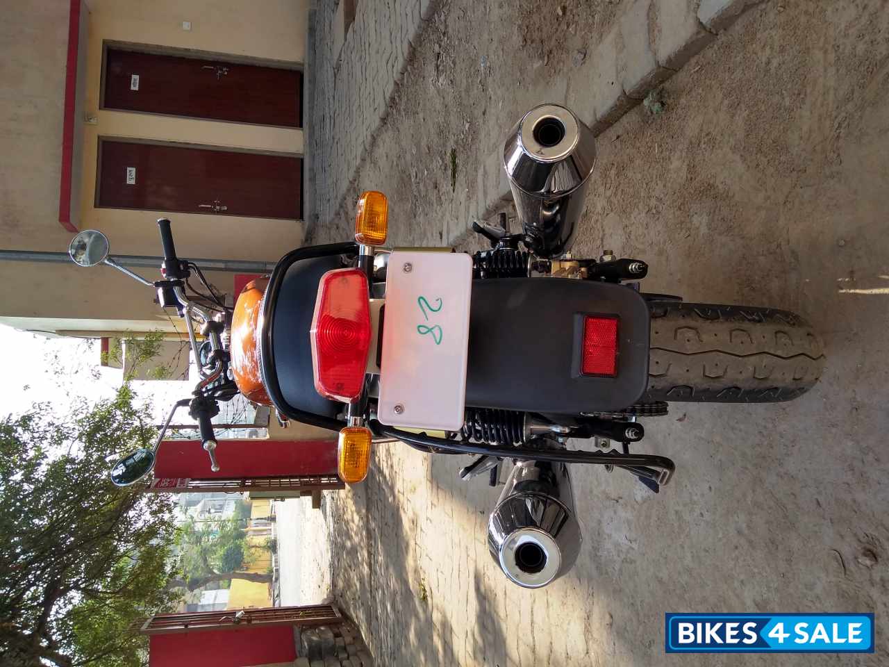 Orange Royal Enfield Interceptor 650 Twin