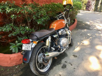 Orange Royal Enfield Interceptor 650 Twin
