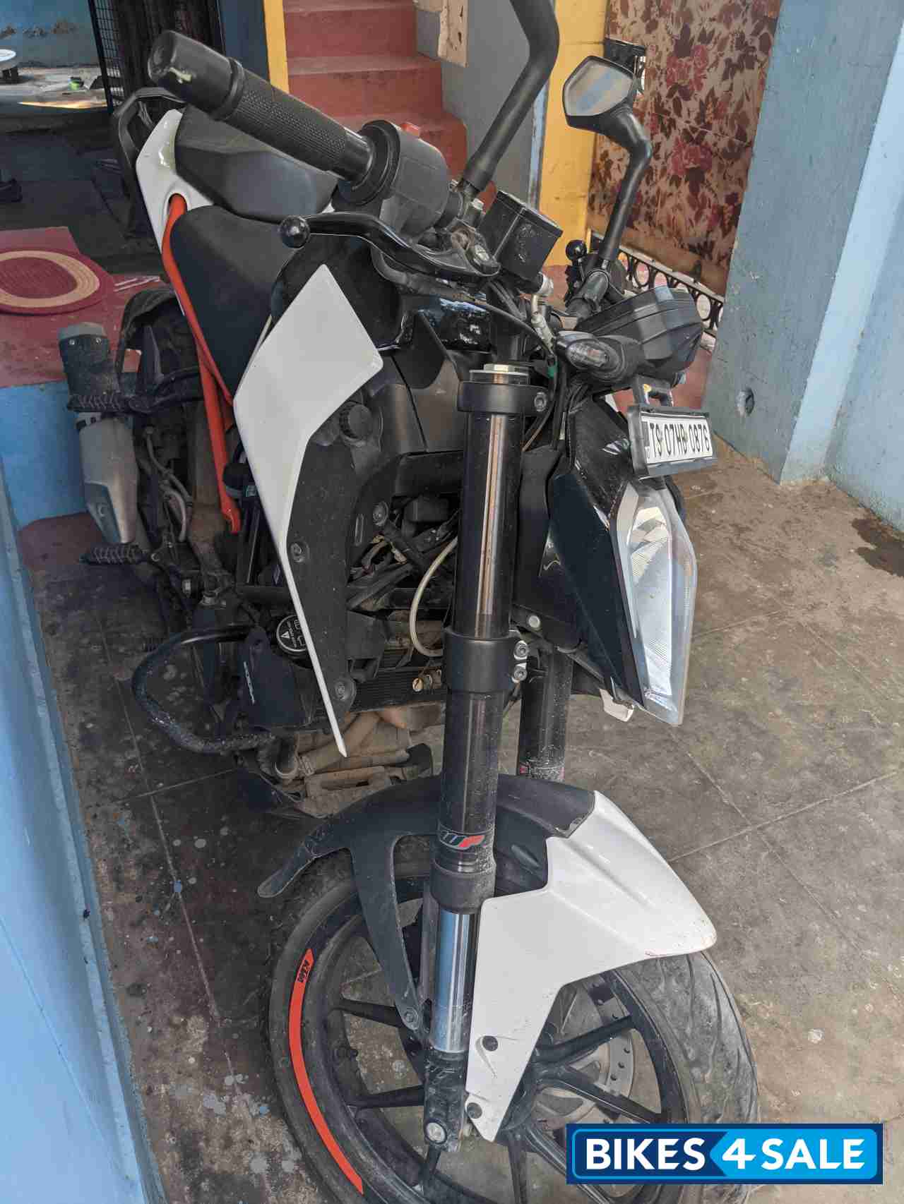 Black And White KTM Duke 250