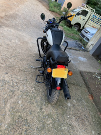 Whimsical White Royal Enfield Thunderbird X 350