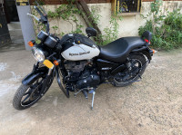 Whimsical White Royal Enfield Thunderbird X 350