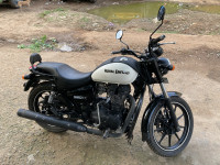 Whimsical White Royal Enfield Thunderbird X 350