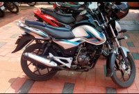Silver Blue Bajaj Discover 125M