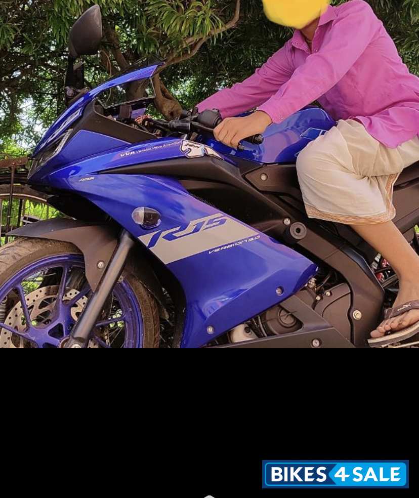 Racing Blue Yamaha YZF R15 V3 BS6