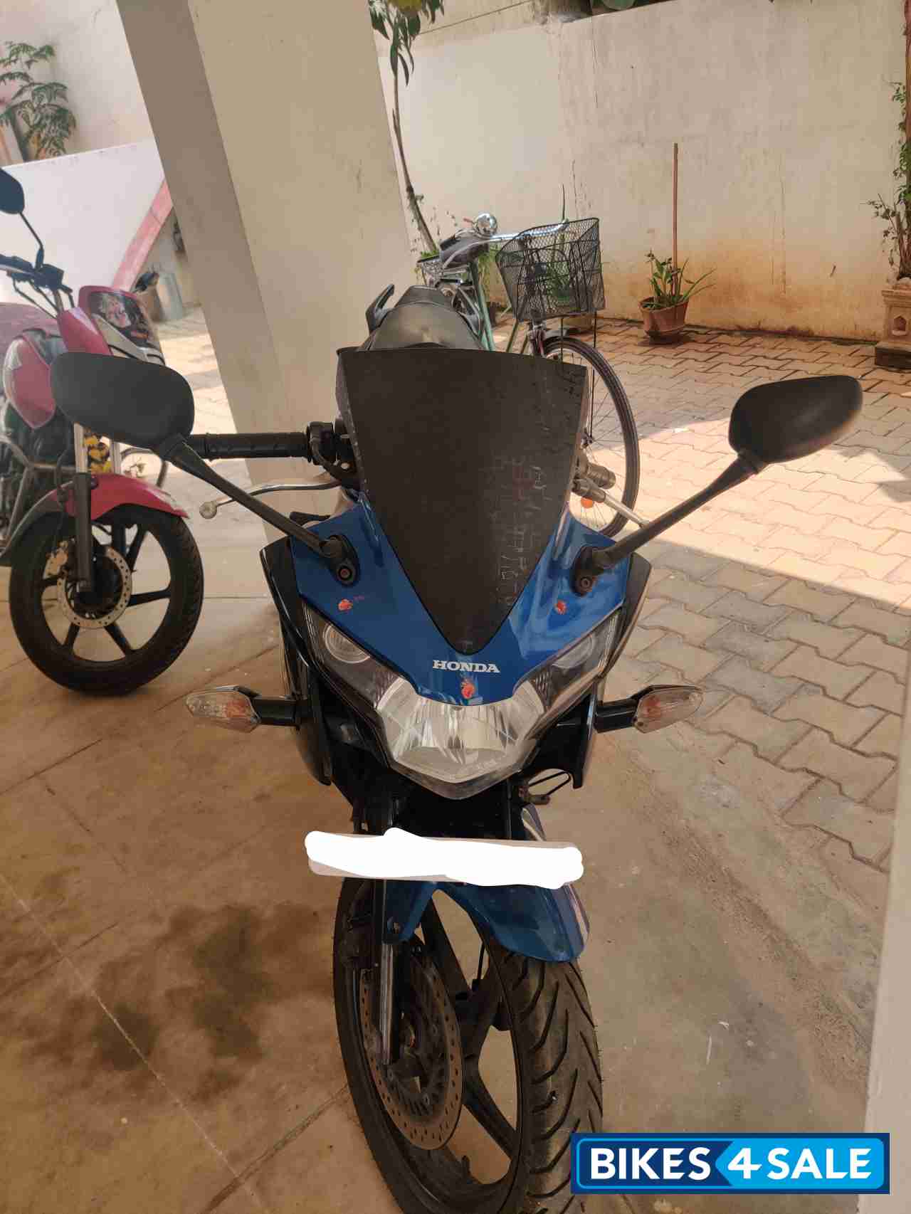 Blue Honda CBR 150R
