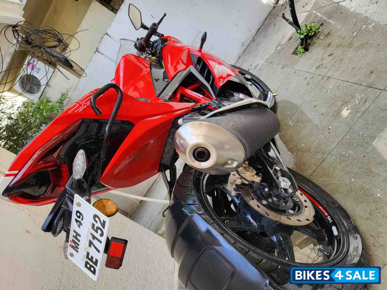 Red TVS Apache RR 310 Red TVS Apache RR 310