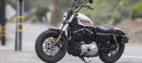 White Harley Davidson Forty-Eight Special