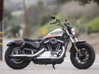 White Harley Davidson Forty-Eight Special