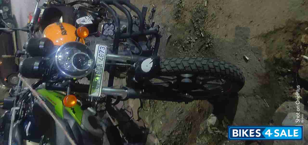 Orange Royal Enfield Thunderbird X 500