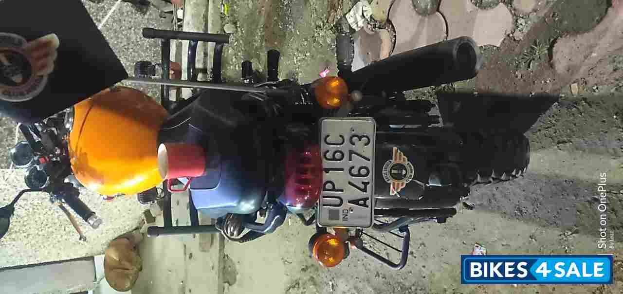 Orange Royal Enfield Thunderbird X 500