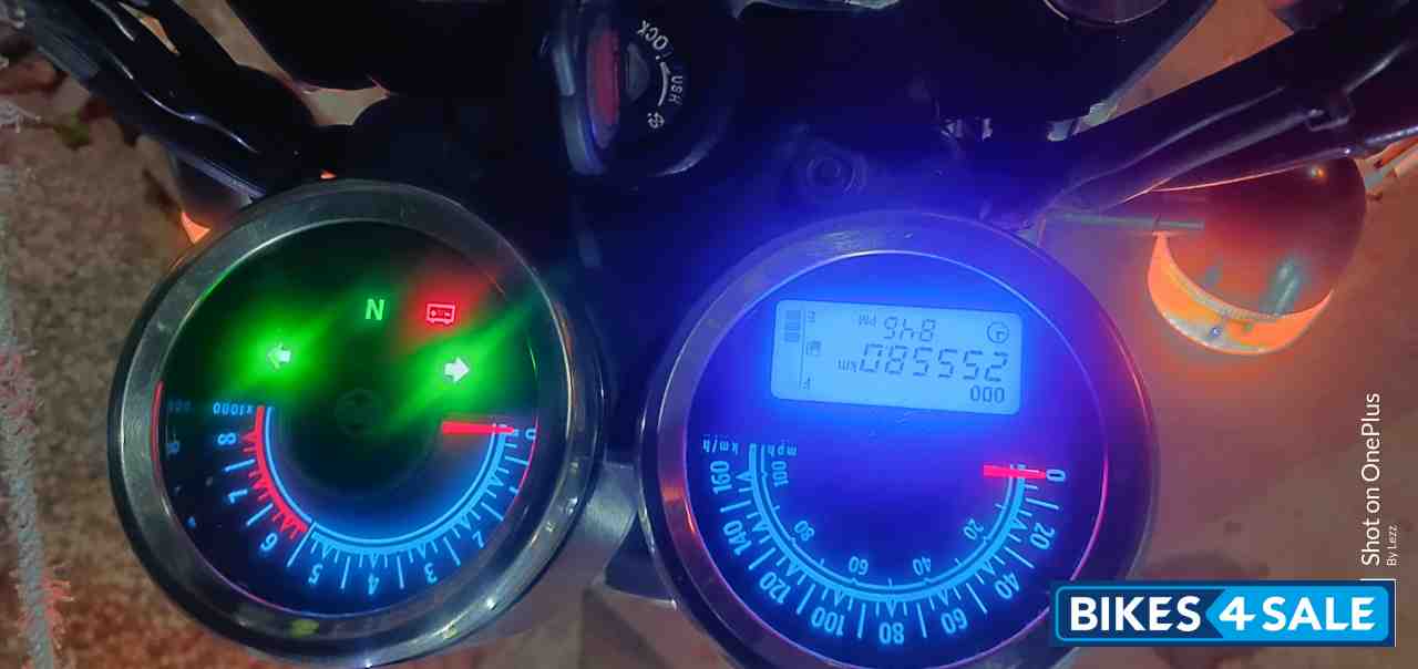 Orange Royal Enfield Thunderbird X 500